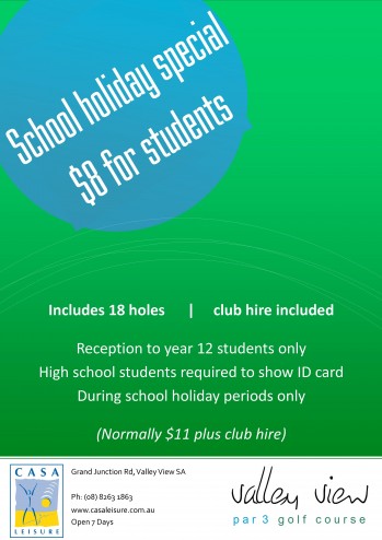 Valley View School Holiday Deal April 2017